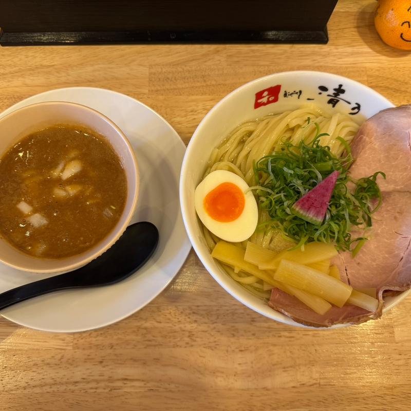濃厚肉だく鶏豚骨魚介つけ麺(和 dining 清乃 （セイノ）)
