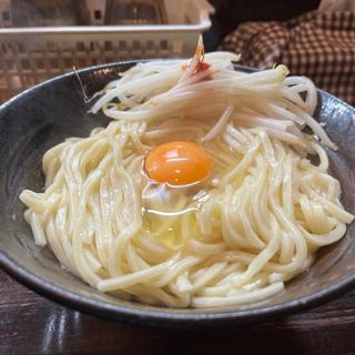 みそつけめん 釜玉バージョン(麺座 かたぶつ )