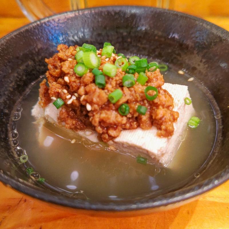 肉味噌豆腐(串焼き。ビストロガブリ 野毛一番街店)