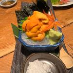 生ウニ 焼き海苔添え