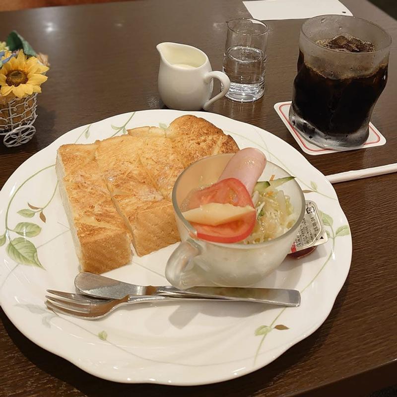 トーストセット(くずは珈琲 by珈人)