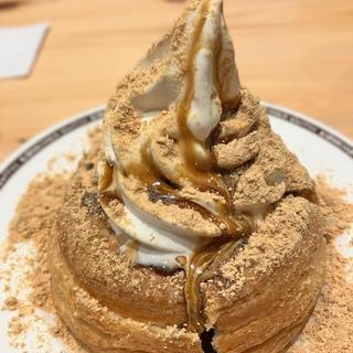 信玄餅のシロノワール ミニ(コメダ珈琲店 三鷹上連雀店)