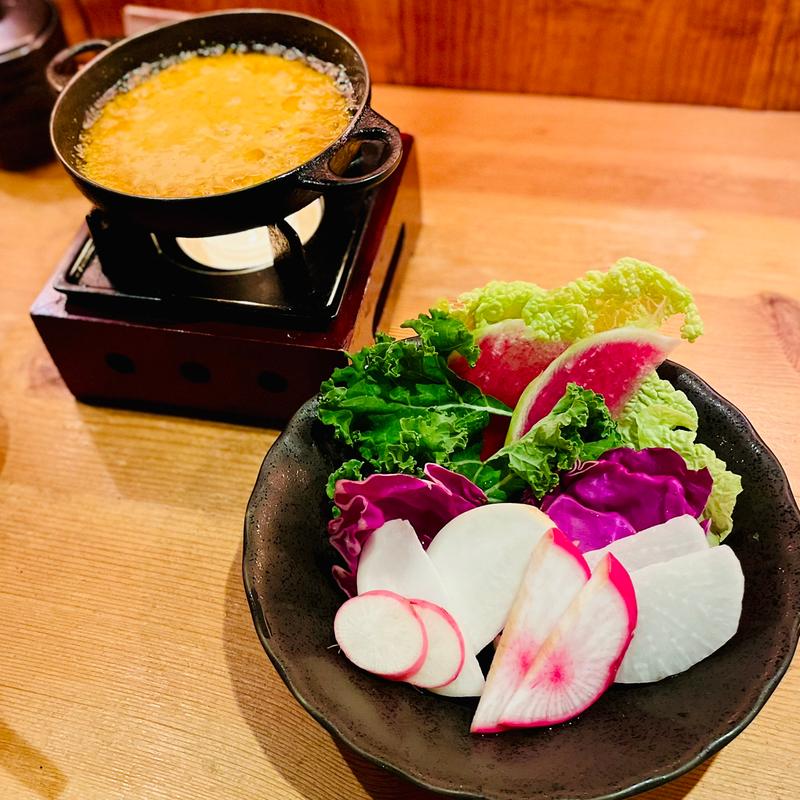 特製ソースのバーニャカウダ(日本酒庵　吟の杜 （ギンノモリ）)