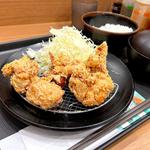 本格唐揚げ定食(5個)