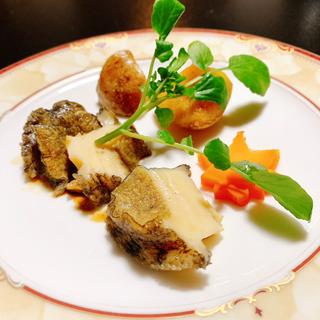 鮑のステーキ(お宿 だいろく )