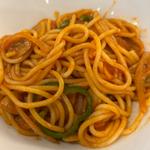 喫茶店の太麺ナポリタン(UCCカフェプラザ 札幌オーロラタウン店)