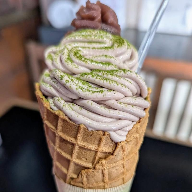 特製あずきソフト(中條屋)