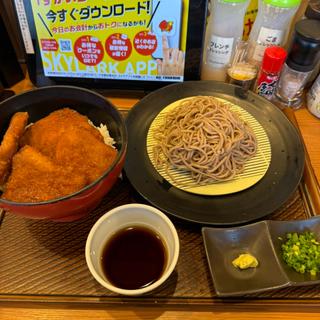 新潟タレかつ丼もり蕎麦セット(とんから亭 草加柳島店)