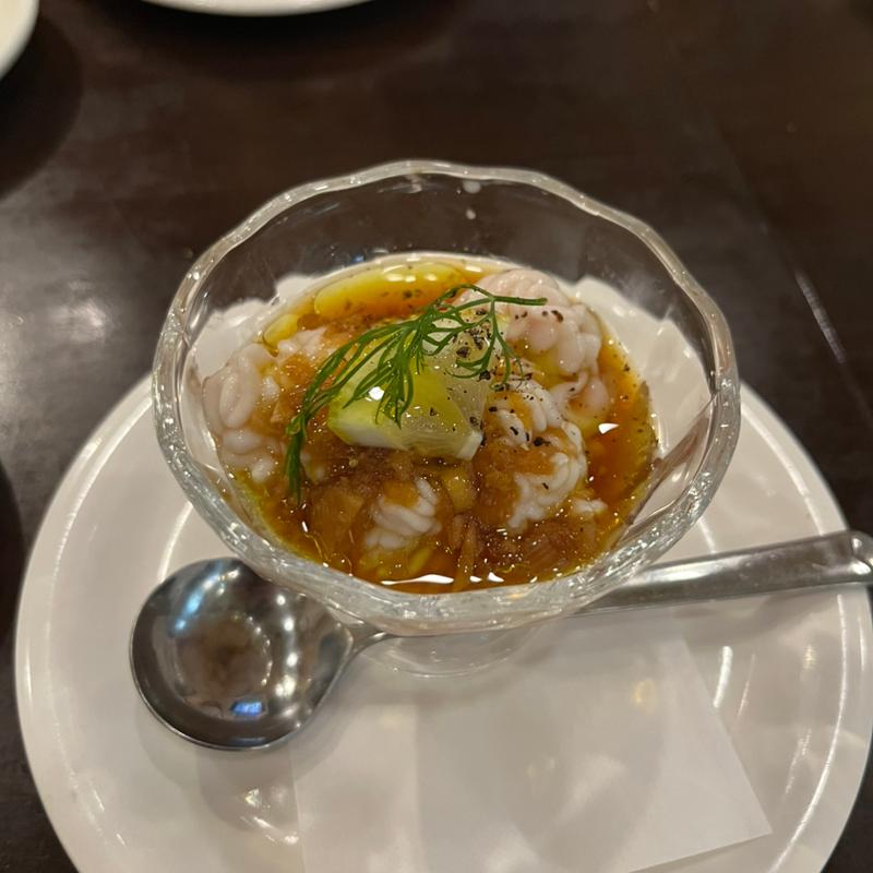 真鱈の白子柚子ポン酢マリネ(ビストロ グルナッシュ （B'stro Grenache）)