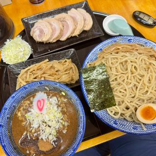 魚介チャーシューつけ麺＋味玉＋メンマ(中華そば 香十)