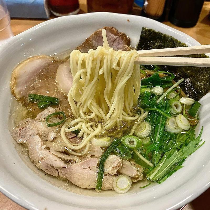 塩ラーメン 細麺(こてつ家)
