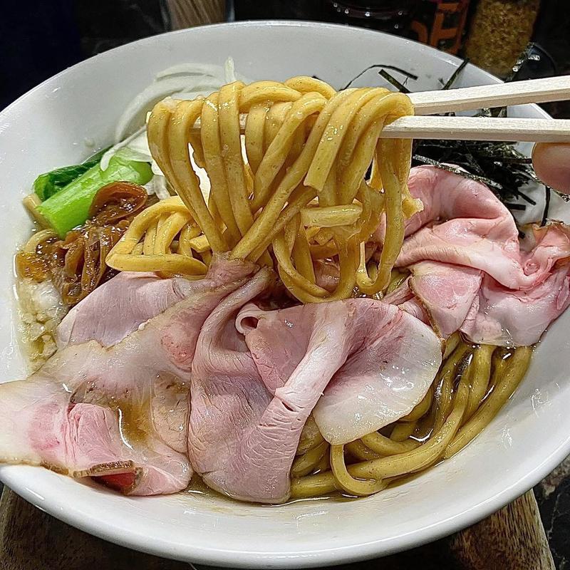 燕三条系背脂煮干しそば 麺250g(群青 )