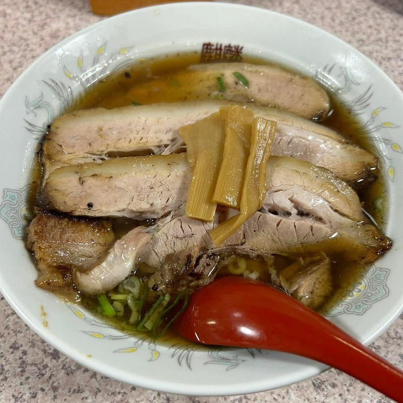 チャーシュー麺(きりん飯店 奥田店)