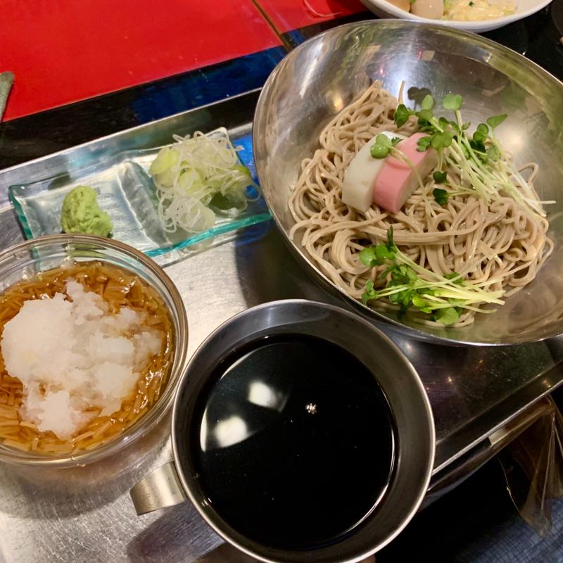なめ茸おろしの蕎麦(地下達 )