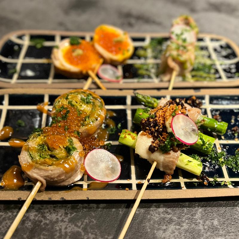 野菜巻き串(串焼 満天 六角編)