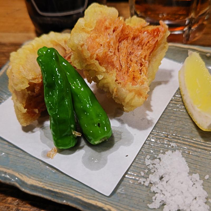 金目鯛の天ぷら(のげちゃん)