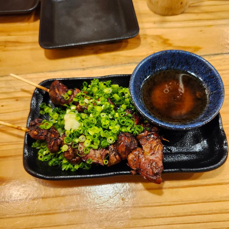 肝焼き塩ゴマ油添え(鳥貴族 県庁前国際通り店)