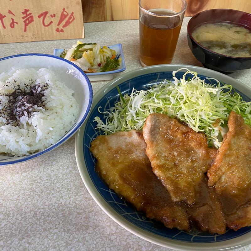 豚肉生姜焼定食(小六)