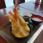 海老タワー天丼(閖上マリンキッチン)