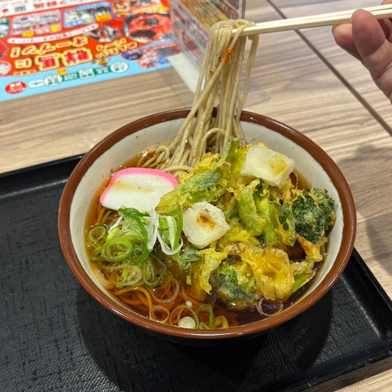 深谷ネギブロッコリーそば(自家製生うどん　麦さと屋)