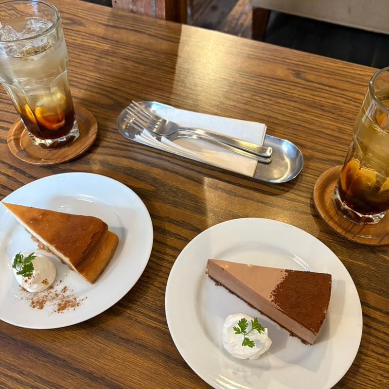 チョコレートのレアチーズケーキ(cafe carma)