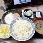 ハムエッグ納豆定食(吉野家 中目黒駅前店 )