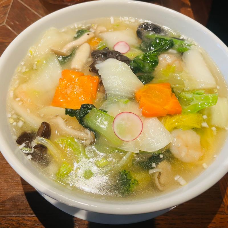 海老あんかけスープそば(中華料理 頤和園（いわえん）天神店)