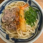 肉うどんちくわ天乗せ(肉うどん・肉どうふ えん ASTY静岡店)