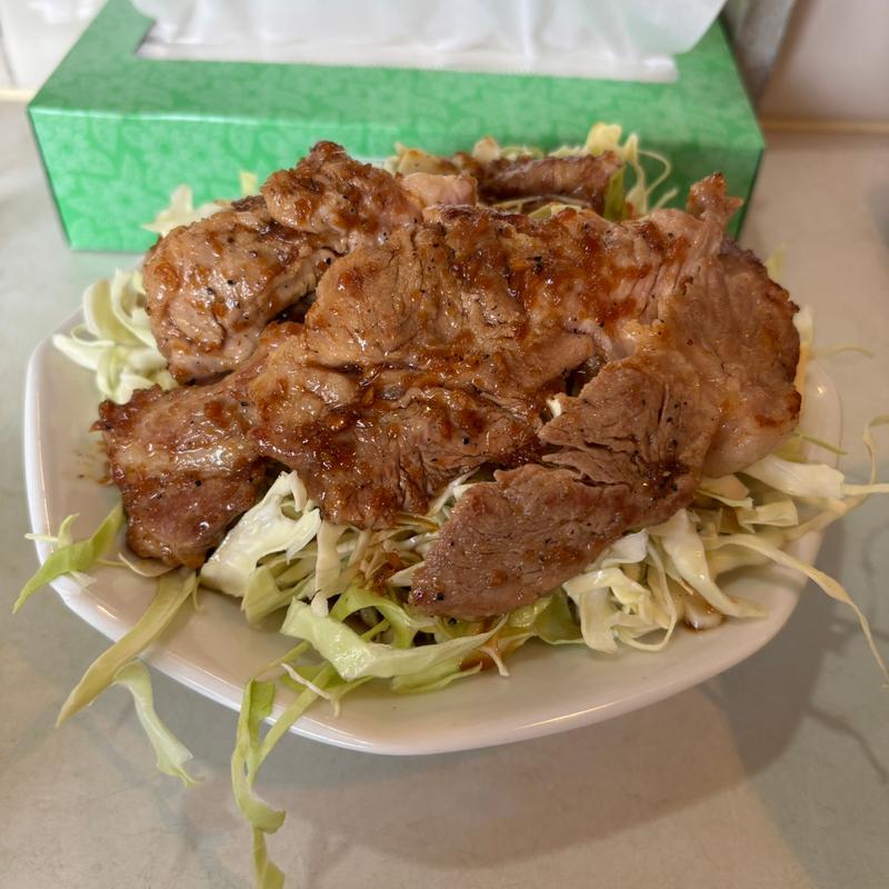 焼き肉定食(中華料理おおくま)