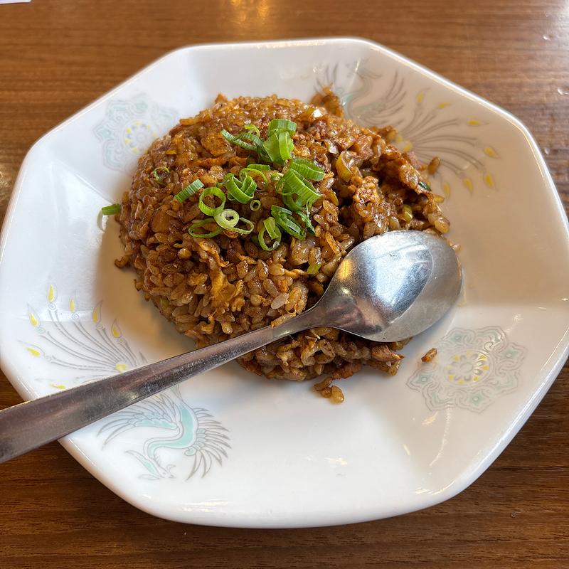 ハーフ黒チャーハン(中華麺食堂 かなみ屋 松崎店)