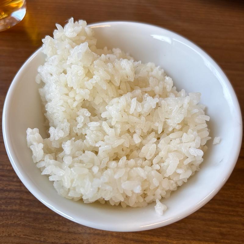 半ライス(中華麺食堂 かなみ屋 松崎店)