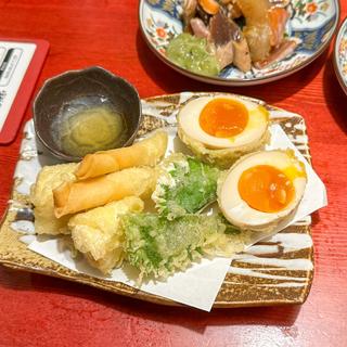チーズ天 3種盛り(立呑み 魚椿 栄店)