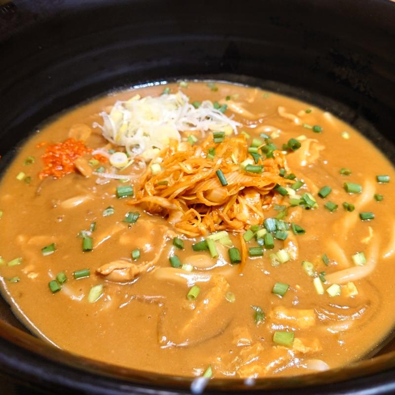 痺れネギ カレーうどん(湯上りキッチン 一休)