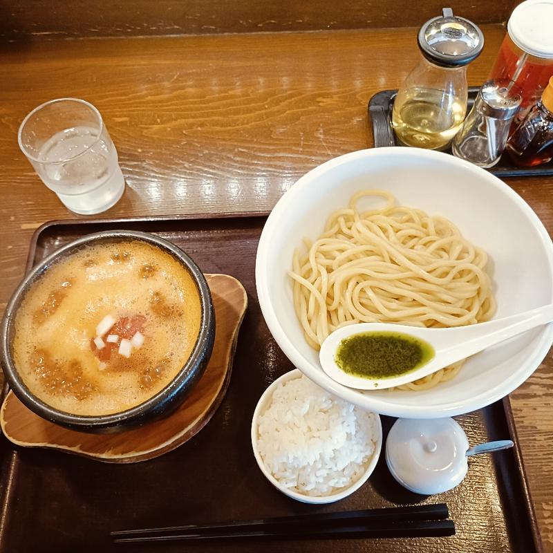 丸ごとトマトつけ麺 並(とんこつ ら ぁ 麺 おもと)