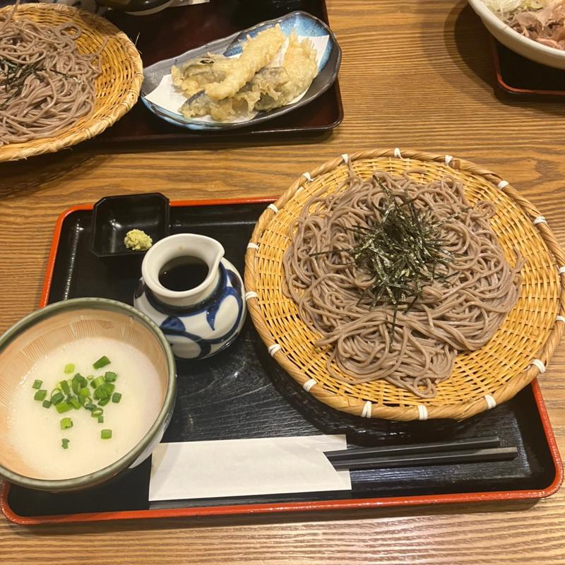 ざるとろろそば(信州そば処 そじ坊 幕張ＷＢＧ店)