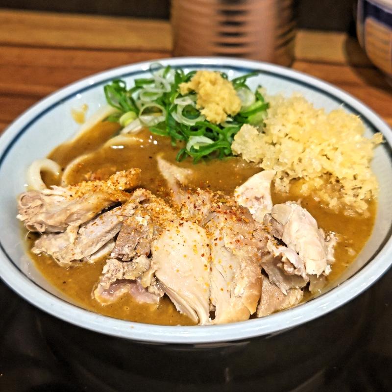 チキンカレーうどん(饂飩頑陣別邸)