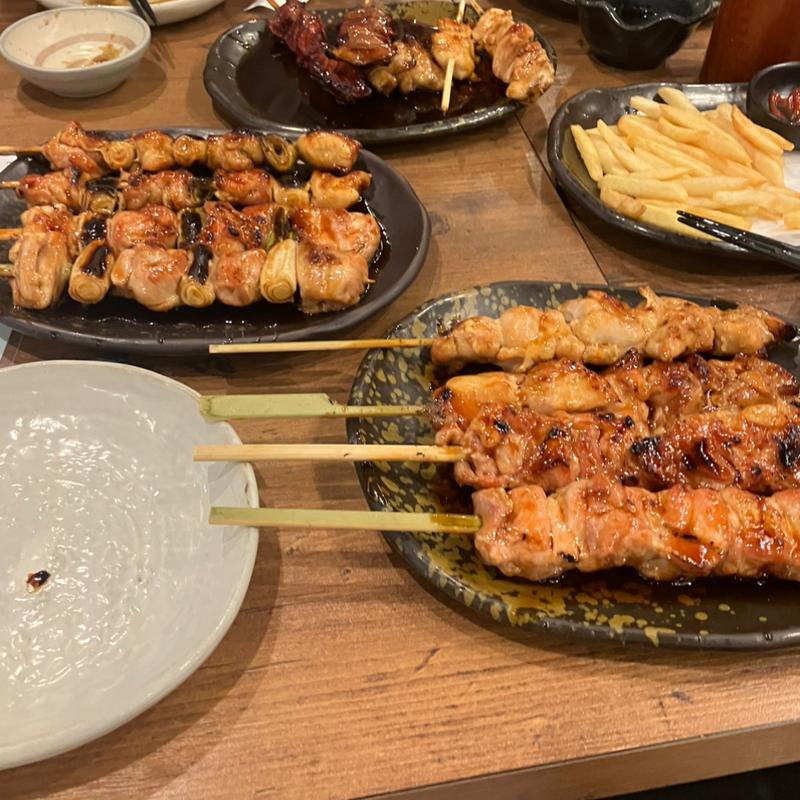 清流若どり　もも串(三代目鳥メロ スーク海浜幕張店)