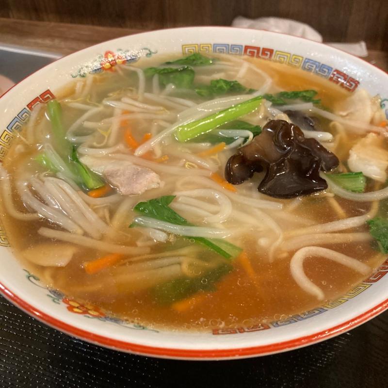 サンマーメン(亜細亜楼「爺爺(ｲｴｲｴ)のワンタンと豚バラの店」)