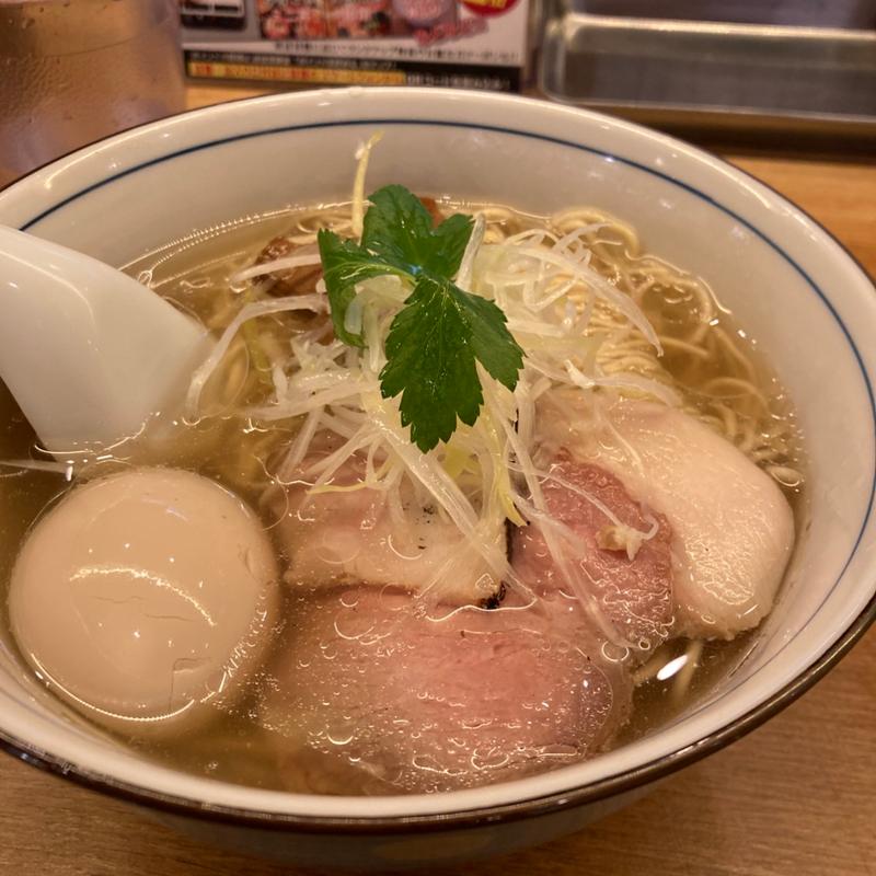味玉塩らぁ麺(らぁ麺 ふじ松 戸塚店)