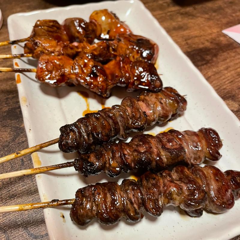 レバー＋こころのこり(串まる)