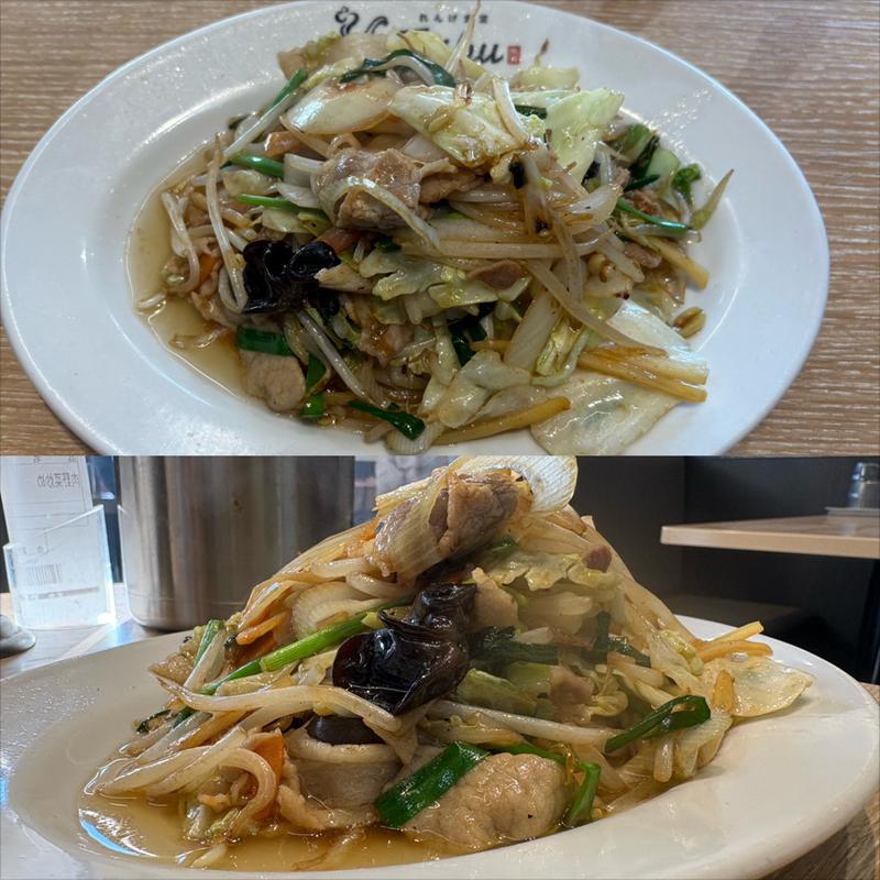 肉野菜炒め(れんげ食堂 Toshu いずみ野店)