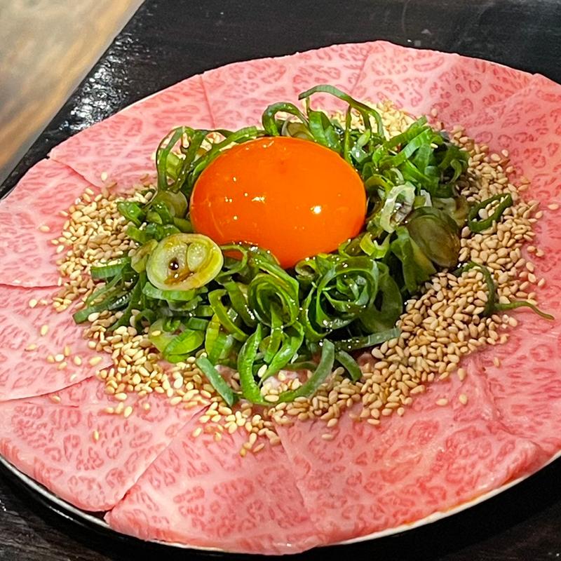 肉八ユッケ(和牛焼肉 肉八 天満店)