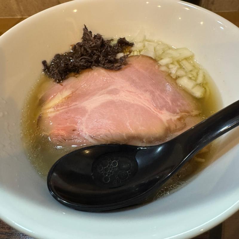 3段仕込み煮干し塩蕎麦(麺や空と大地)