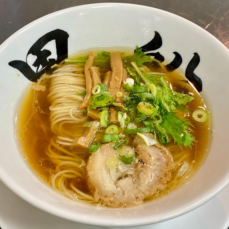 秋刀魚だしらーめん（醤油）並盛(秋刀魚だし 黒船)