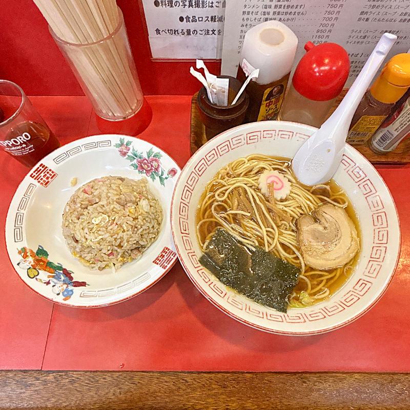 ラーメン+半チャーハンセット(健楽 （ケンラク）)