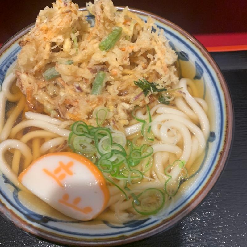 かき揚げうどん(立山そば JR富山駅構内店 )