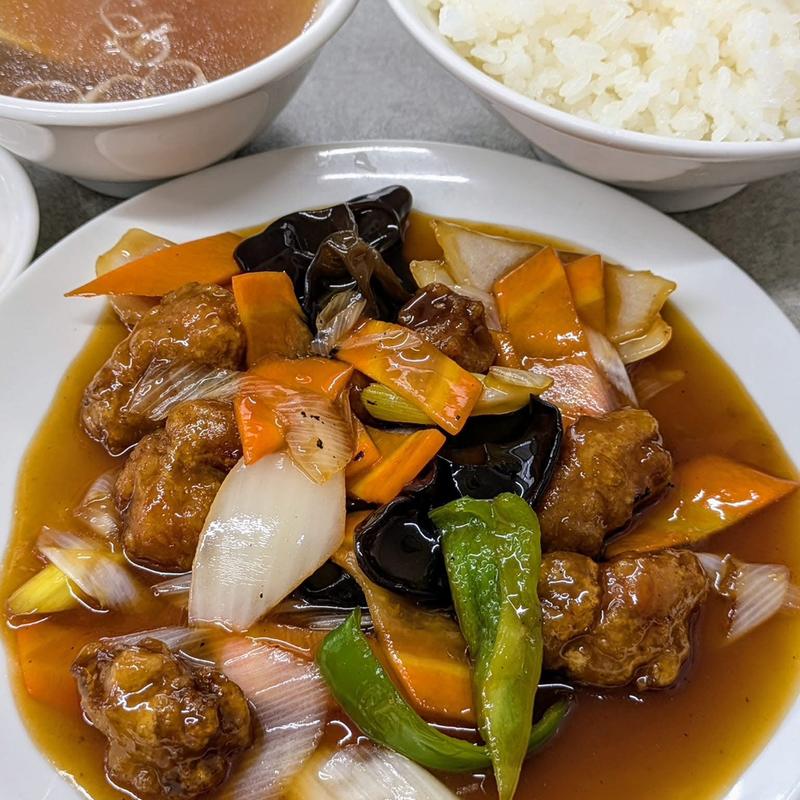 酢豚定食(中華や)