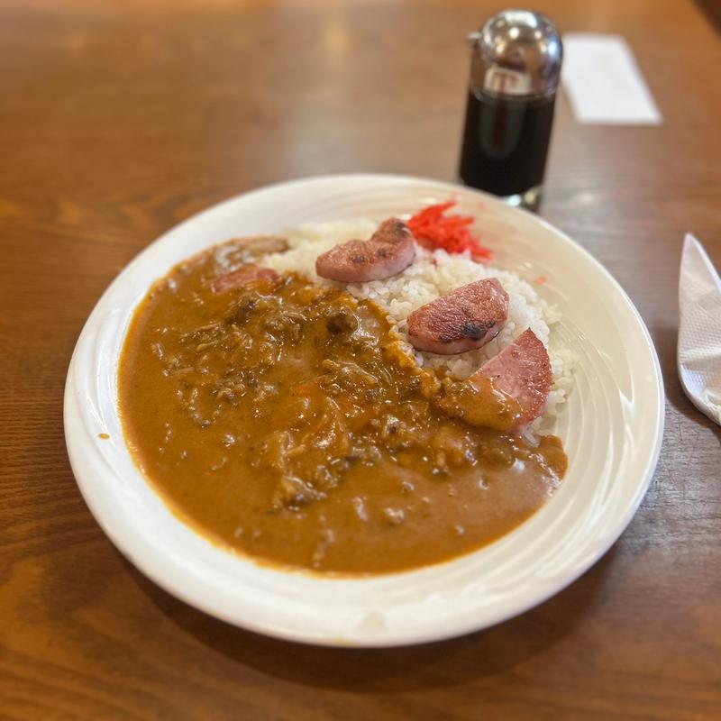 明方ハムカレーライス(ファミリー喫茶 フレンド)