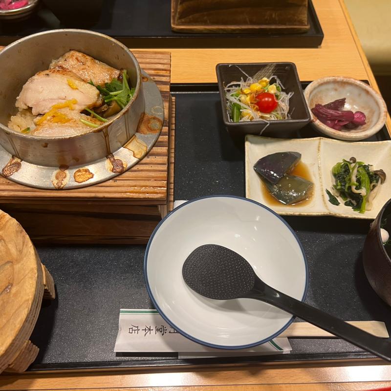 備長炭火焼　鶏釜飯御膳(清月堂本店 京王百貨店レストラン街店)