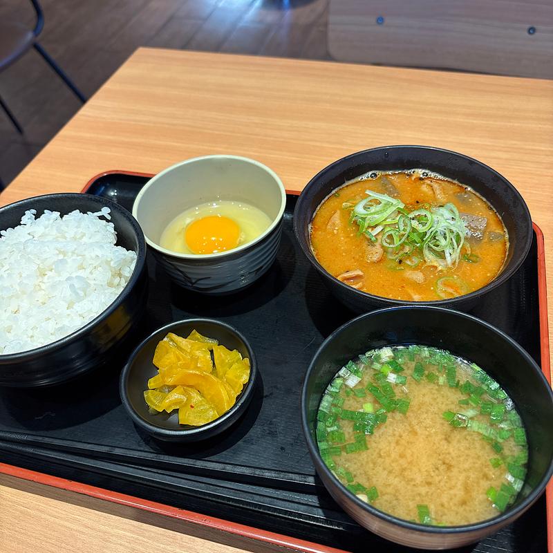 モツ煮定食(嵐山パーキングエリア（上り）スナックコーナー)